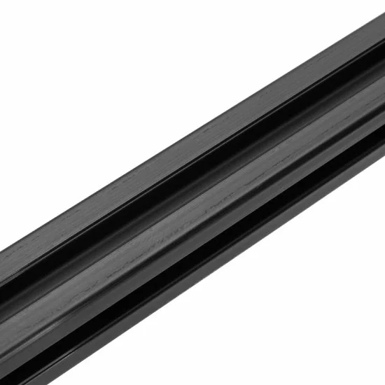 Mm Length Black Anodized T Slot Aluminum Profiles Extrusion