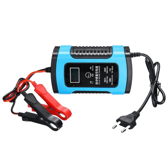 12V 6A Car Motorcycle Battery Charger Smart Charging Battery Maintainer