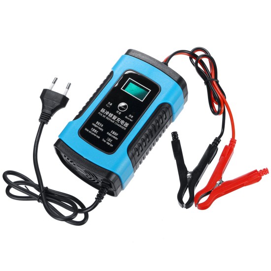 12V 6A Car Motorcycle Battery Charger Smart Charging Battery Maintainer