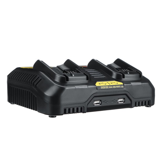 Dual Charger DCB200 DCB115 Lithium-Ion Battery DCB112 DCB105/015 Power Tool Battery Charger