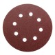 100pcs 125mm 8 Holes Abrasive Sand Discs 60-240 Grit Sanding Papers