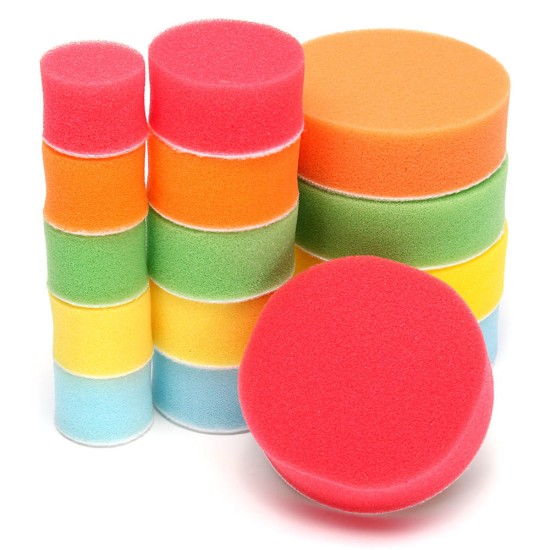 29pcs Polishing Pad Kit With M14 Thread Back Pad And Adapter For Polishing Waxing