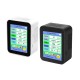 6 In 1 Air Quality Monitor PM2.5/TVOC /CO2/HCHO/Temperature/Humidity Built-in Battery Multifunction Air Quality Tester