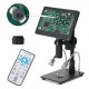 26MP HDMI Digital Microscope 60fps Hight Frames Rate Camera with HDR Mode Can Eliminate Metal Reflection For Soldering 2100X Adjustable HY-2070