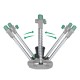 45 Degree Adjustable Angle Drill Guide Drill Holder Stand Positioning Bracket for Electric Drill