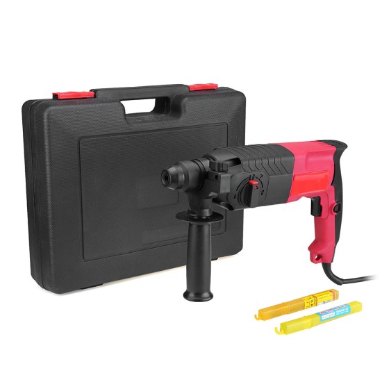 3 In1 620W 24mm Electric Hammer Multifunction Electric Drill Hammer Pick Punch Bit Set