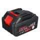 21V Li-ion Electric Impact Wrench Cordless High Torque Power Wrench with 2 Battery