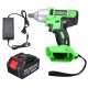 98VF Brushless Impact Wrench 320N.m Electric Cordless Rechargeable Driver Woodworking Tools