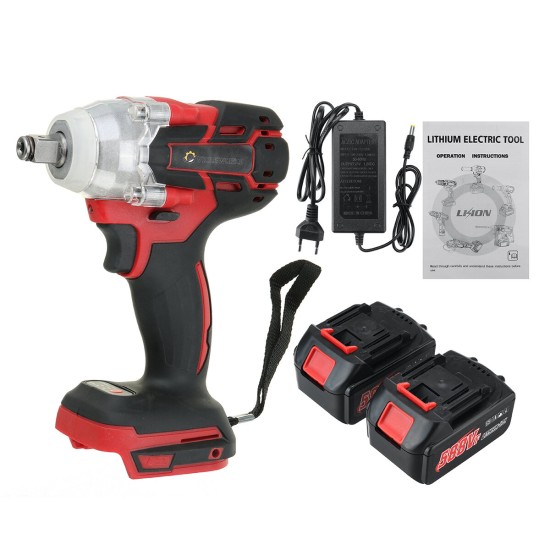 588VF 2 in 1 Electric Cordless Brushless Impact Wrench Driver Socket Screwdriver