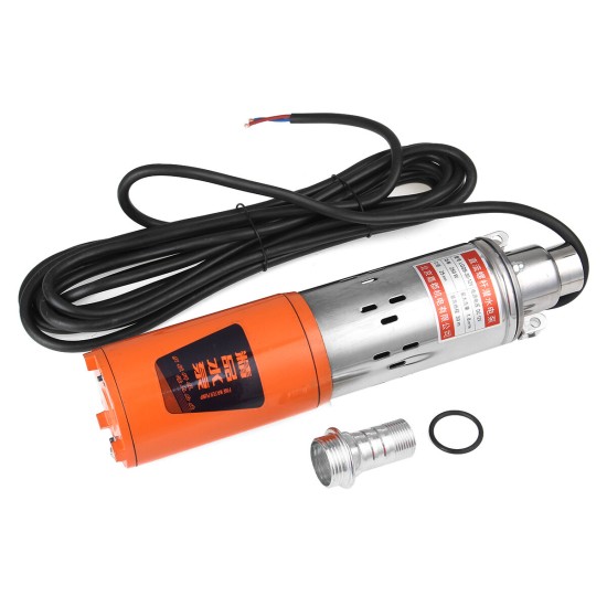 250W 12V/24V/48V Submersible Water Pump Portable Stainless Steel Water Pumping Device