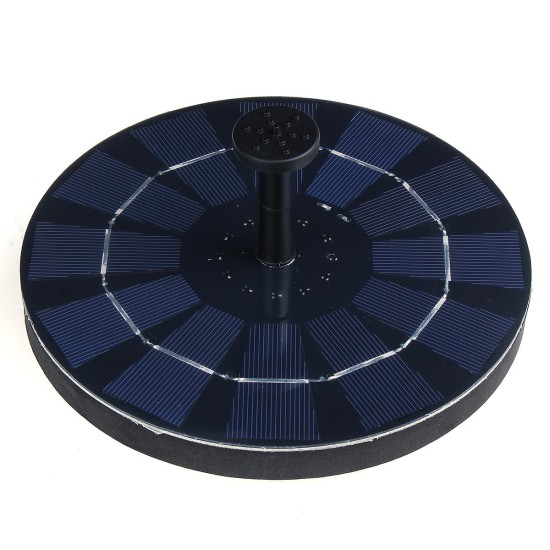 300L/H Solar Power Bird Bath fountain Floating Pond Water Pump Bird Feeder