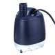 DC24V Submersible Pump Fountain Water Pump Power Cord 2 Nozzles Bottom Suction Pump US