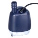 DC24V Submersible Pump Fountain Water Pump Power Cord 2 Nozzles Bottom Suction Pump US