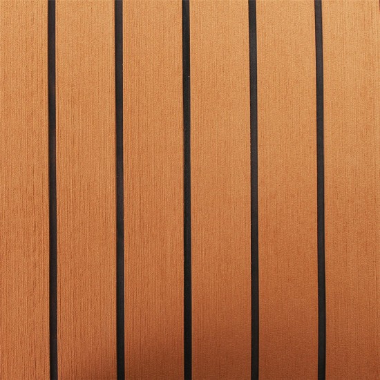 1200mmx2400mmx5mm EVA Foam Faux Teak Sheet Boat Yacht Synthetic Teak Decking Brown