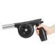 12V 20W Cordless Electric Air Blower Handheld Rechargeable Leaf Blower Dust Collector for Outdoor Barbecue Camping W/1pc/2pcs Battery EU Plug