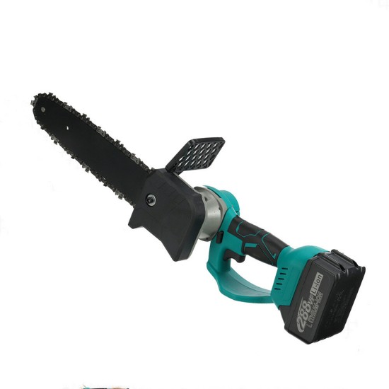 288VF 1500W 10In Electric Rechargeable Chain Saw Multifunctional Logging Saw Wireless Saw Pruning One-Hand Saw for 18V/21V Lithium Battery