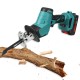 88VF 15mm 3000rpm Portable Electric Cordless Reciprocating Saw Pruning Chain Rechargeable Woodworking Power Tools Wood Cutter W/ 1/2 Battery EU Plug