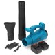 20000rpm Cordless Electric Air Blower 6 Speeds Battery Indicator Vacuum Cleaning Blowing Computer Dust Collector Leaf Blower For Makita