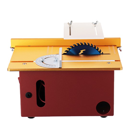 T60 110-220V 12-24V DC Mini Table Saw DIY Woodworking Saw Table Cutter Small Chainsaw 4700r / min