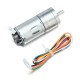 MOTOR GM25-370 DC Gear Motor 6V 100/210/300RPM Encoder Motor