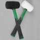 White/Black Rubber Hammer Black Rubber Hammer Decoration Environmental Protection Installation Hammer Multifunctional Rubber Hammer