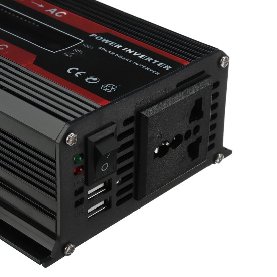 4000W Peak Power Inverter Intelligent Color Screen Dual USB Port Inverter 300W Rated DC To AC Inverter