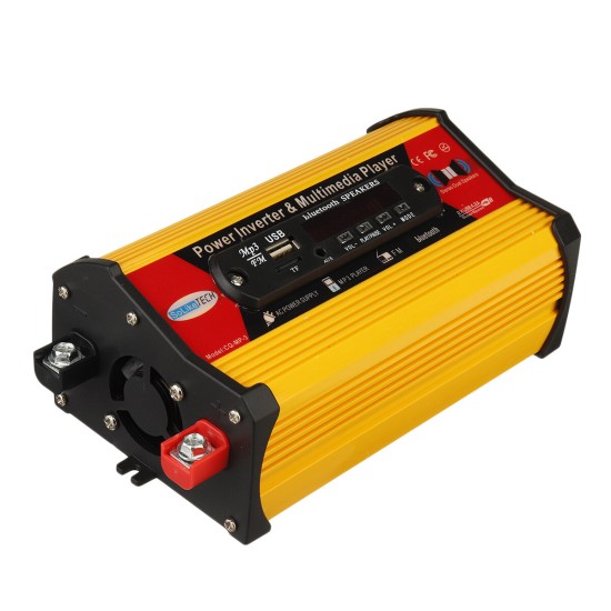 600W Car Power Inverter Modified Sine Wave Solar Inverter Power Inverter & MP3 Multimedia Player