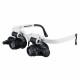 Headband Head-Mounted Repair LED Lamp Light Magnifying Glass Magnifier Loupe