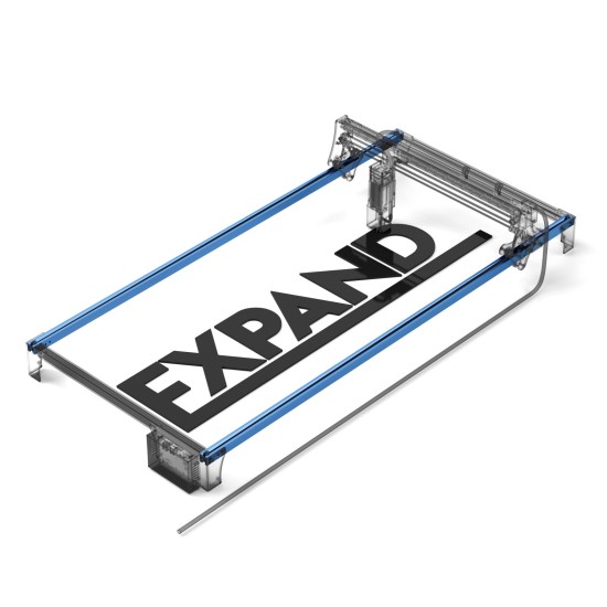 S10 engraving area expansion kit for expanding the engraving area of S10 engraving machine to 950x400mm aluminum shaft directly installed