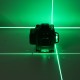 16/12/8 Line 360° 4D Horizontal Vertical Cross Green Light Laser Level Self-Leveling Measure Super Powerful Laser Beam