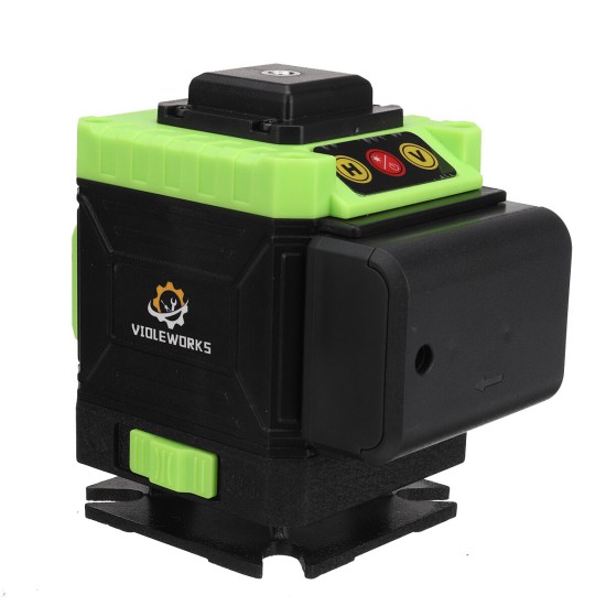 16/12/8 Line 4D 360° Horizontal Vertical Cross Green Light Laser Level Self-Leveling Measure APP Control