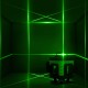 8/12/16 Lines 4D 360° Horizontal Vertical Cross Green Light Laser Level Self-Leveling Measure Super Powerful Laser Beam
