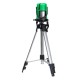 Green 3 Line 4 Points Laser Level 360 Rotary Laser Line Self Leveling with Tripod