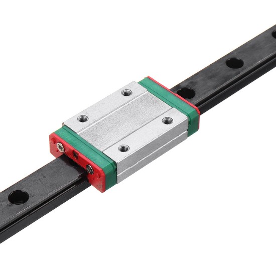 MGN12 100-1000mm Black Oxide Linear Rail Guide with MGN12H Linear Sliding Guide Block CNC Parts