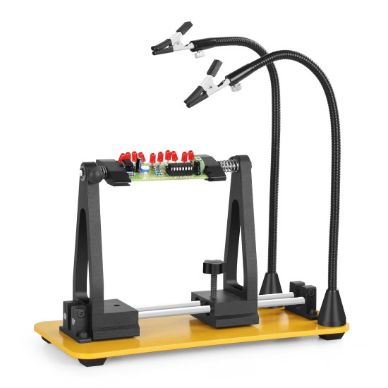 Adjustable PCB Holder Magnetic Flexible Arm Soldering Iron Stand Third Hand Soldering Helping Hand Tool
