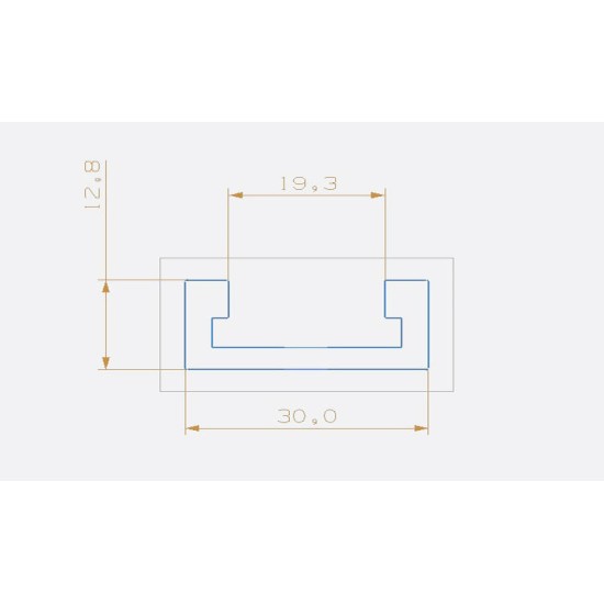 12 Inch 300mm T-tracks T-slot Miter Track Jig Fixture Slot For Router Table