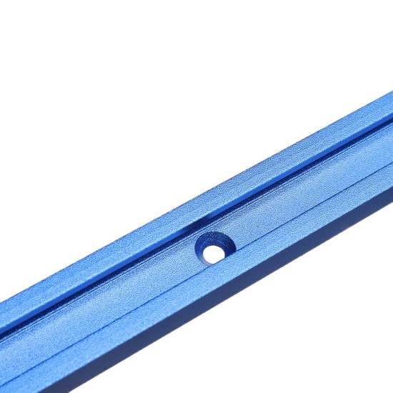 Blue Oxidation 100-1220mm T-track T-slot Miter Track Jig T Screw Fixture Slot 19x9.5mm For Table Saw Router Table Woodworking Tool