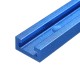 Blue Oxidation 100-1220mm T-track T-slot Miter Track Jig T Screw Fixture Slot 19x9.5mm For Table Saw Router Table Woodworking Tool