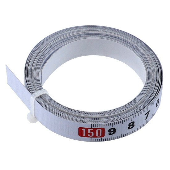 Nylon Cover Waterproof Steel Self Adhesive Metric Ruler Miter Track Tape Measure Steel Saw Scale for T-track Router Table Band Saw Woodworking Tool