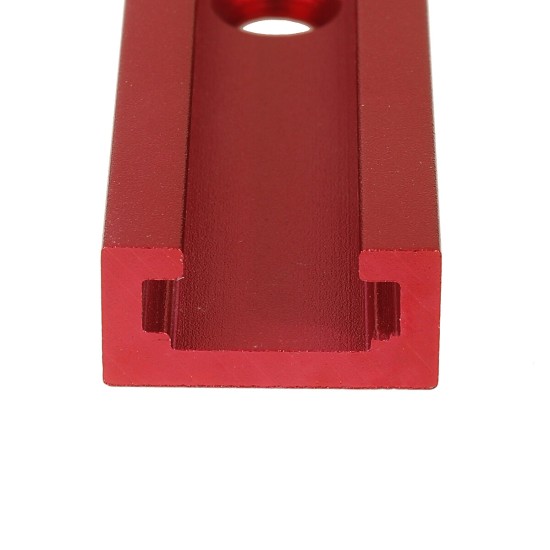 Red Aluminum Alloy 300-1220mm T-track T-slot Miter Track Jig T Screw Fixture Slot 19x9.5mm For Table Saw Router Table Woodworking Tool