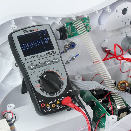 MT8206 2 in 1 Intelligent Digital Oscilloscope Multimeter with Analog Bar Graph