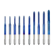 10Pcs Blue Nano Thread Tap M1-M3.5 HSS Metric Plug Tap Screw Tap Drill Machine Tap