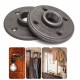 1 Inch Reinforced Black Flange Iron Pipe Floor Fitting Plumbing Threaded Flange