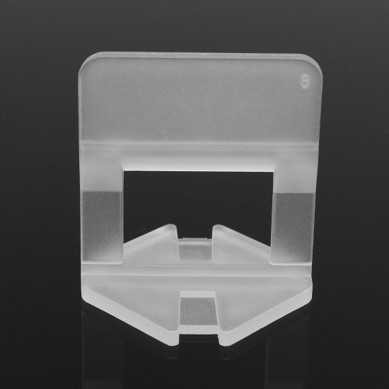 100Pcs 1.5mm White Ceramic Tile Tiling Accessibility Spacer Plastic Clip