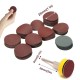 100pcs 25mm 80-5000 Grit Sanding Paper with 1/8 Inch Sanding Pad Sandpaper