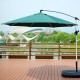 100x195x160cm Waterproof Sunshade Beach Umbrella Fabric Cloth Canopy Parasol Tent Cover