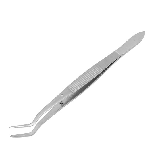 10Pcs 6inch Stainless Steel Dental Tweezers Surgical Lab Instruments Dentistry Tool