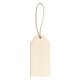 10Pcs Luggage Tag Wood Chips With Rope Ornaments Christmas Tree Scrapbooking Decorations