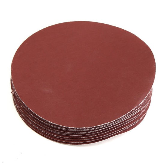 10pcs 4 Inch 1000 Grit Sandpaper with Backer Pad and Drill Adapter