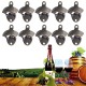 10pcs Bottle Openers Cast Iron Wall Mounted Bar Vintage Style Bars Bottle Opener